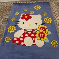 گلیم فرش ۶ متری عروسکی ( کیتی) دخترانه
