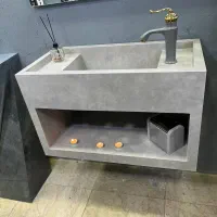 روشویی طوسی شلف دار|لوازم سرویس بهداشتی|اصفهان, سرچشمه|دیوار