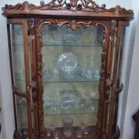 گنجه چوبی منبت کاری