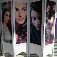 پارتیشن ارایشگاهی یک رو تصویر|آرایشگاه و سالن‌های زیبایی|کرج, گوهردشت|دیوار