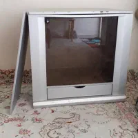 میز تلویزیون تخته زیر تلویزیون متحرک قفل دار سالم