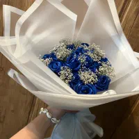 دسته گل ابی زیبا