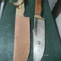 چاقو سلاخی اصل زنجان همراقلاف چرم