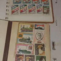 دوجلد تلبوم تمبر|کلکسیون سکه، تمبر، اسکناس|مرند, |دیوار