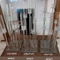 فروش شمعدان های کریستال لوله ای توپر