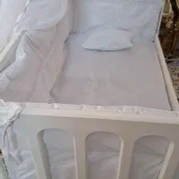 تخت کنار مادر گهواره دار|تخت و سرویس خواب|سراب, |دیوار