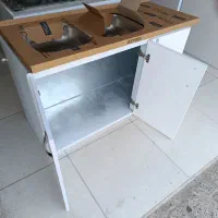 کابینت آماده فلزی.زیر سینک.آبچکان.هود|مصالح و تجهیزات ساختمان|تهران, زعفرانیه|دیوار