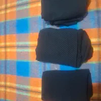 3قواره چادردوخته شده مشکی.کرپ. شرمند. طرح دار|لباس|گرمسار, |دیوار