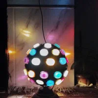 رقص نور توپی بزرگ چرخشی