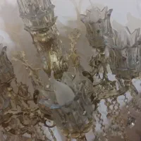 اباژور کنار سالنی برنز کامل|چراغ خواب و آباژور|میاندوآب, |دیوار