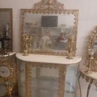 ایینه بوفه برنزی عرض ۱۱۰