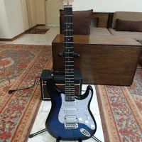 گیتار الکتریک طرح fender و امپ vox patt v9106|گیتار، بیس، امپلیفایر|کرج, گوهردشت|دیوار