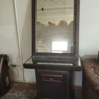 آینه و کنسول کشو دار|بوفه، ویترین، کنسول|شاهینشهر, نظامی|دیوار