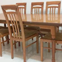 میز ناهار خوری چوب سفارشی ساخت