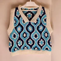 بافت زنانه وست جلیقه