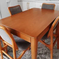 میز نهارخوری ۴نفره تمام راش