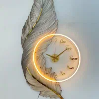 ساعت مدل پر و ماه|ساعت دیواری و تزئینی|شهریار, شهریار|دیوار