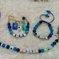 چشم نظر کودک سنجاق سینه دستبند بندپستونک