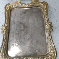 سینی قدیمی برنزی|کلکسیون اشیاء عتیقه|سنندج, |دیوار