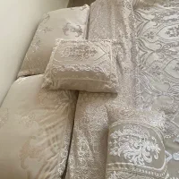 روتختی ترک گل برجسته مخملی|سرویس روتختی|کرج, باغستان|دیوار
