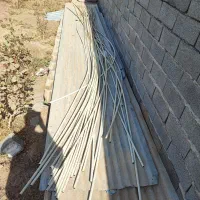 مقداری پلیت،لوله داربست،فنس نو،درب