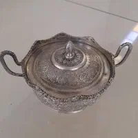 قندان نقره،عتیقه کلکسیون