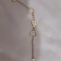 دستبند دخترانه طلا زیبا وخوش دست با۴ درصد