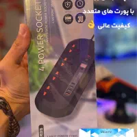 چند راهی برق و شارژر با تمای پورت ها