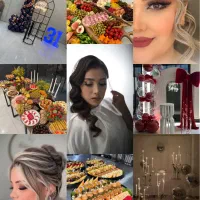 پکیج فینگرفود،بادکنک آرایی،گل آرایی،میکاپ و شنیون