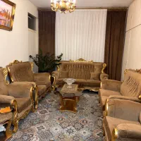 مبل چوبی 9 نفره میز وسط و عسلی