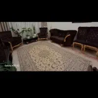 سرویس مبل مخملی شیک در حد نو|مبلمان خانگی و میز عسلی|سراوان, |دیوار