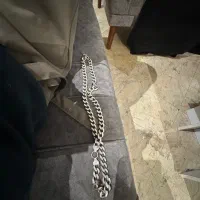 زنجیر نقره کارتیه ایتالیایی