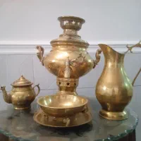 سماور مسی|سماور، چای‌ساز، قهوه‌ساز|زاهدان, |دیوار