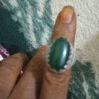 انگشترعقیق یمن سبزحسینی ب ضمانت|جواهرات|زابل, |دیوار