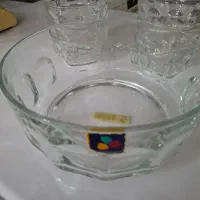 اجیل خوری به همراه 6 تا پیاله اصل فرانسه|ظروف سرو و پذیرایی|گلستان (تهران), |دیوار