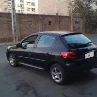 ۲۰۷ مشکی ۹۶ سقف فلز فول|خودرو سواری و وانت|کرج, گلشهر|دیوار