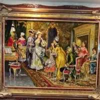 تابلو فرش بدرقه کاترین