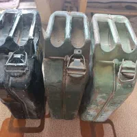 گالن فلزی قدیمی و آنتیک دکوری و سالم