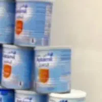 قوطی شیرخشک با درب