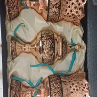 قندون یا شکلات خوری دوتا جام جام تمام مس