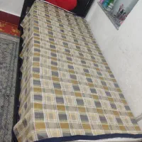 فروش تخت خواب با تشک نو فنری برجسته