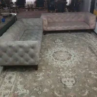 2 عدد مبل 3 نفره چستر همراه دو عدد میزبان
