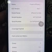 گوشی ایفون ایکس اس مکس|موبایل|تهران, شهرک ابوذر|دیوار