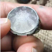 عقیق سفید یمنی سید عباس ضابطی