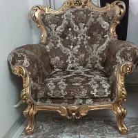 مبلمان ۹ نفره سلطنتی|مبلمان خانگی و میز عسلی|ورامین, ورامین|دیوار