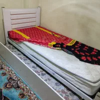 دو تخت خواب کم جا کشو تخت|تخت و سرویس خواب|قدس, شهر‌قدس|دیوار