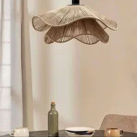 لوسترواباژربانخ رافیا|لوستر و چراغ آویز|شیروان (خراسان), |دیوار