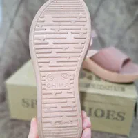 کفش دخترانه برند شیما ودو جفت دمپایی طبی|کفش و لباس بچه|بندر امام خمینی, |دیوار