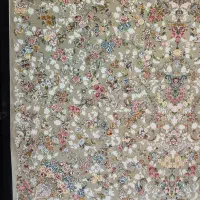 فرش۱۲متری/۱۲۰۰شانه جنس خوب/طلاکوب و پالت تبریز|فرش|میانه, |دیوار