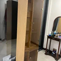 کمد کتابی ویترین|کتابخانه، شلف، قفسههای دیواری|شیراز, فرهنگ شهر|دیوار